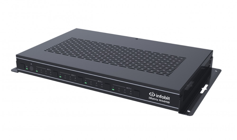 Бесподрывный матричный коммутатор Infobit iMatrix H44VAW HDMI 4×4